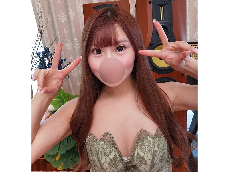 【OLありさちゃん】オナ済み◇モスグリーンの下着上下セットと写真