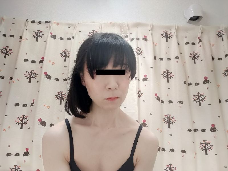 ◆エッチな美人妻ななみさん◆黒キャミソール