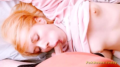 Beautiful Petite Blonde Stepsister Caught Masturbating